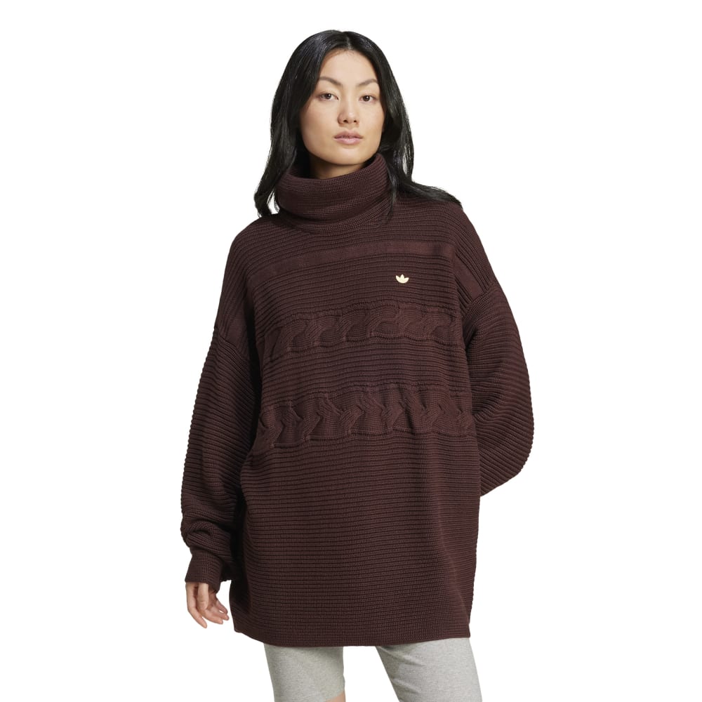 Over ize Turtleneck  weat Brown