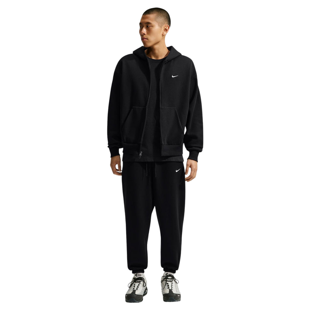 Solo Fleece Full-Zip Hoodie Black