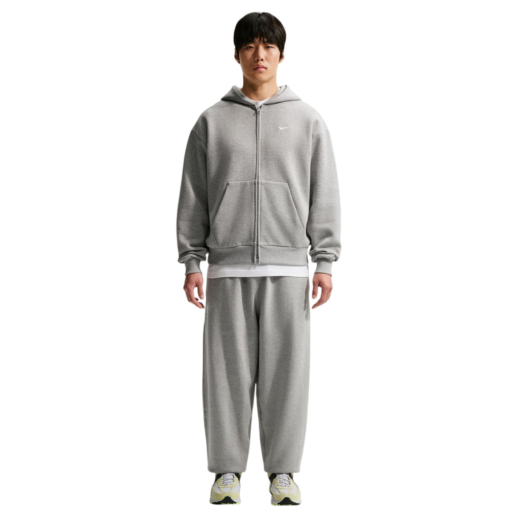 Solo Fleece Full-Zip Hoodie Grey