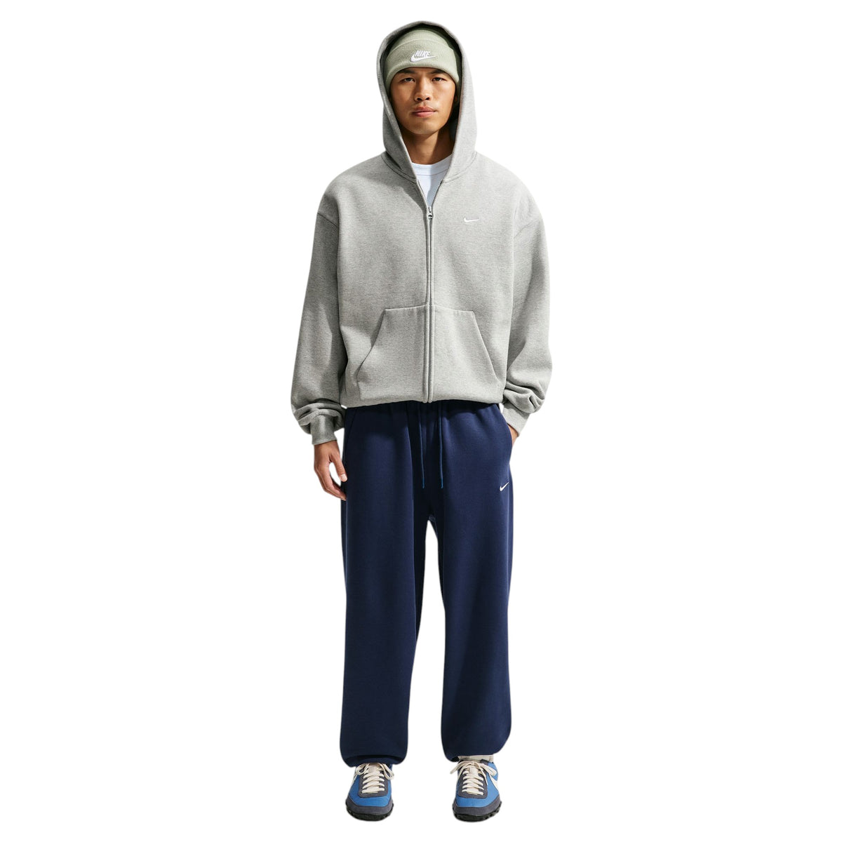 Solo Fleece Cuffed Pant Blue