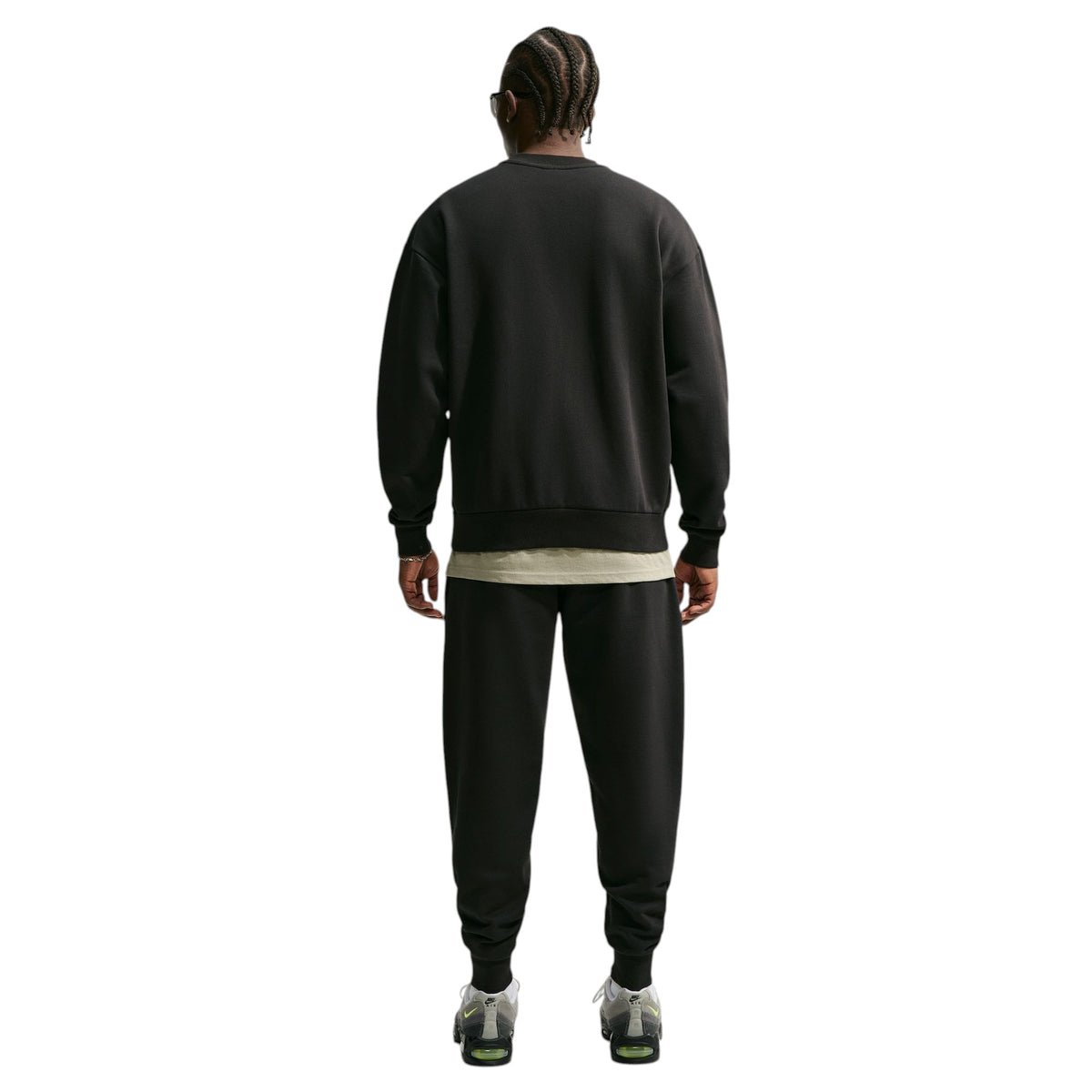 Solo Fleece Crew-Neck Sweatshirt Black