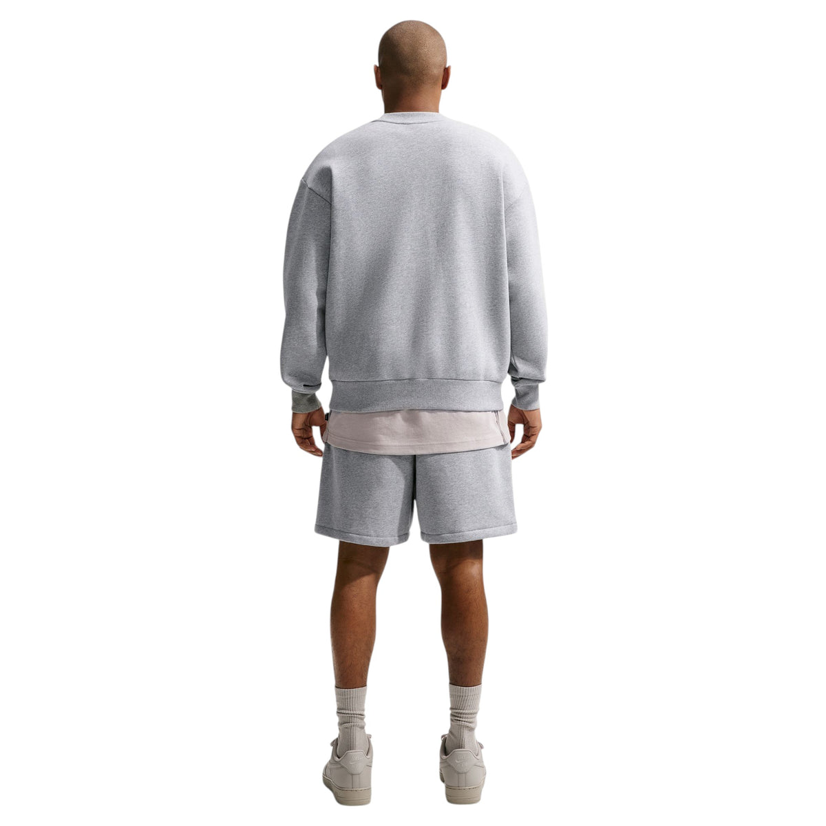 Solo Fleece Crew-Neck Sweatshirt Grey