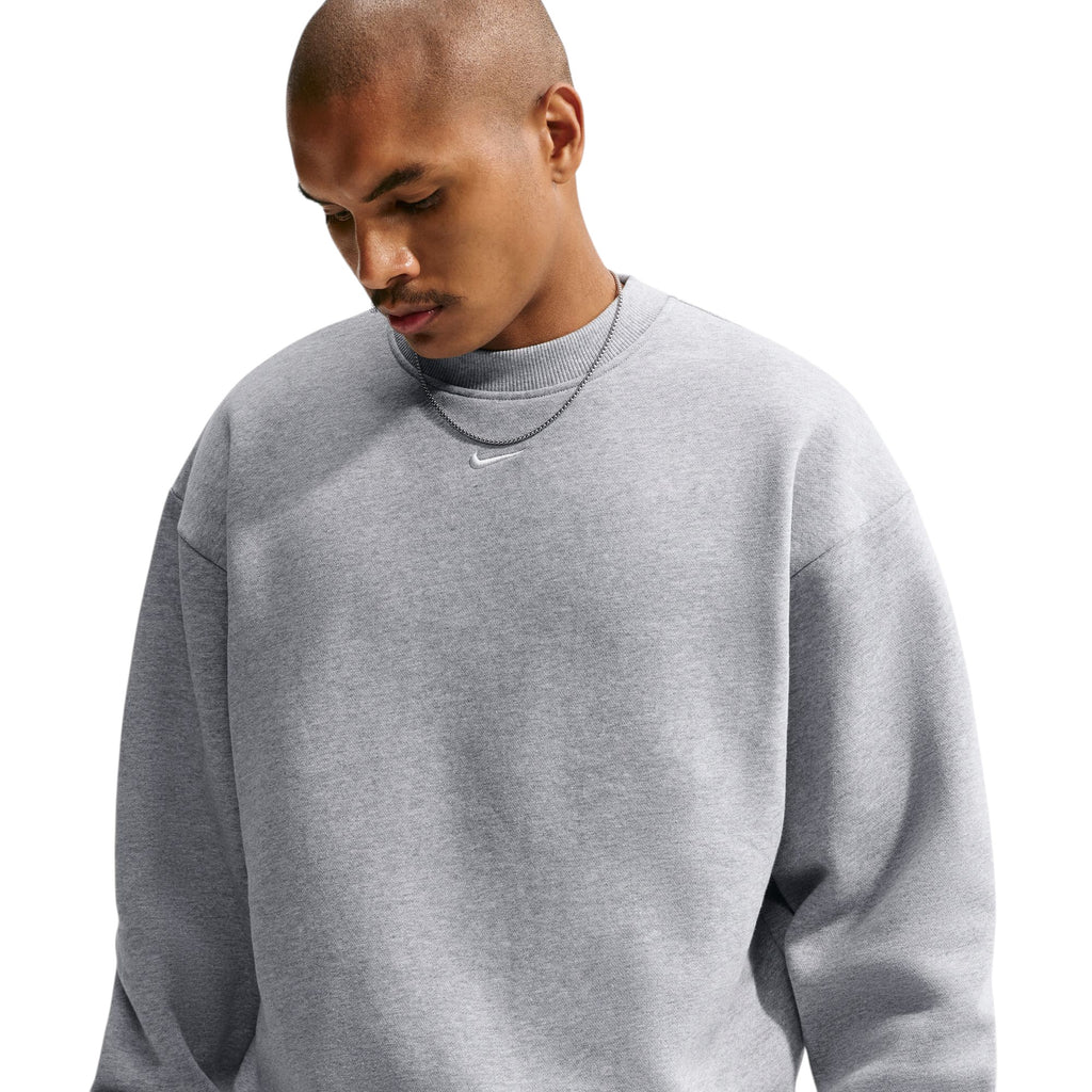 Solo Fleece Crew-Neck Sweatshirt Grey