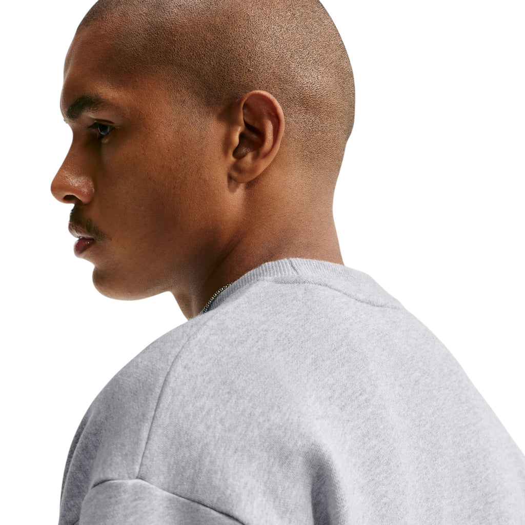 Solo Fleece Crew-Neck Sweatshirt Grey