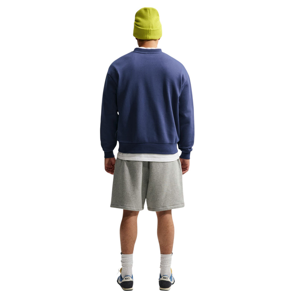 Solo Fleece Crew-Neck Sweatshirt Blue