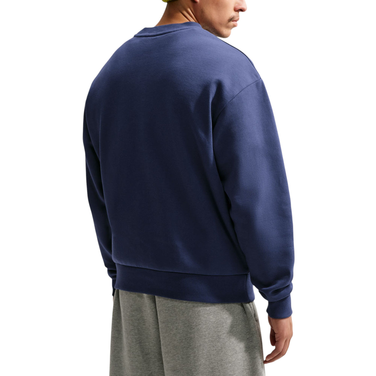 Solo Fleece Crew-Neck Sweatshirt Blue