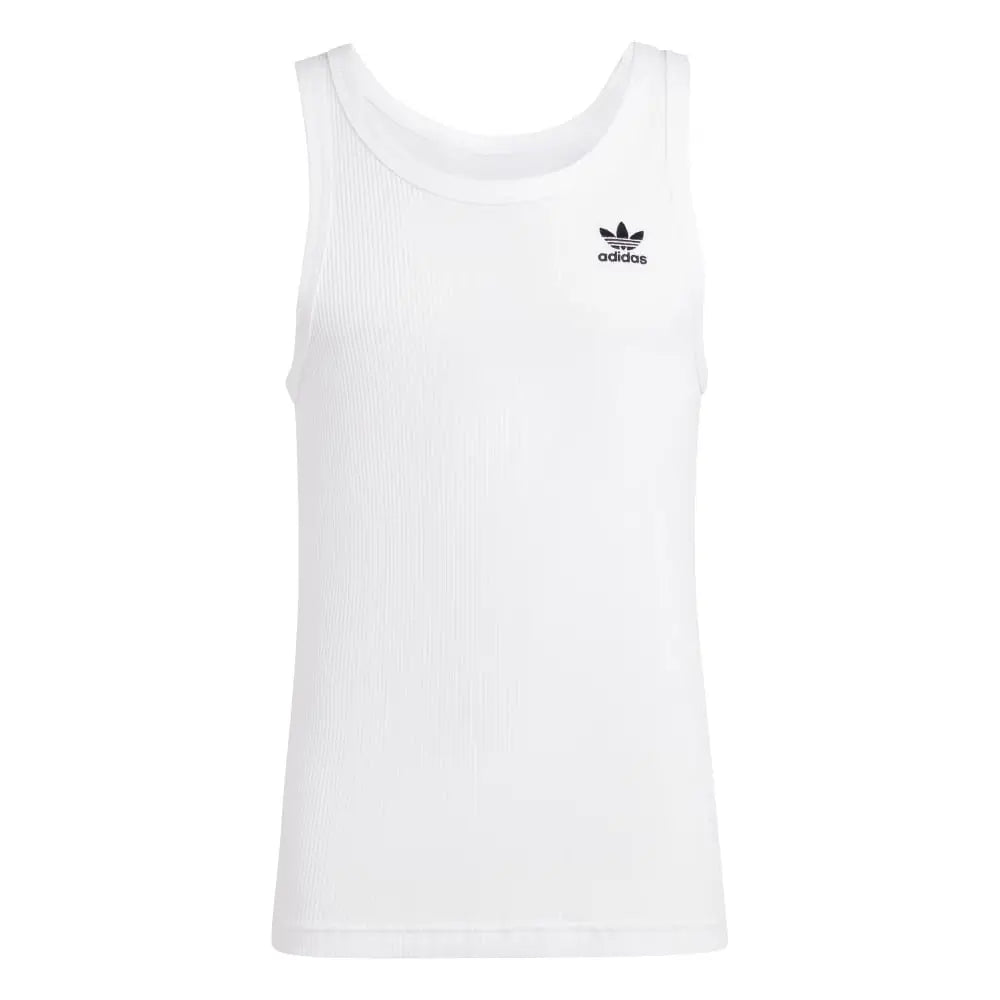 Trefoil Essentials Tank Top White