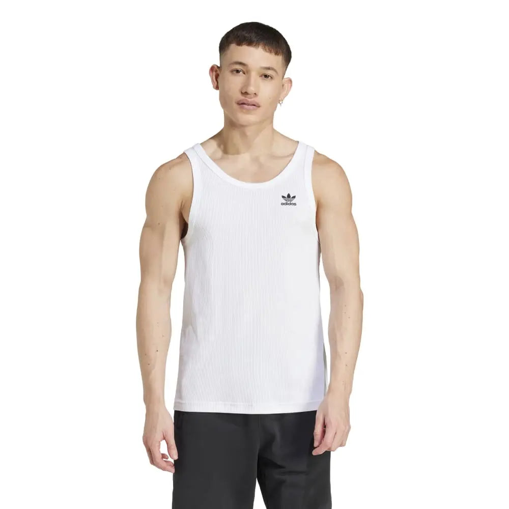 Trefoil Essentials Tank Top White