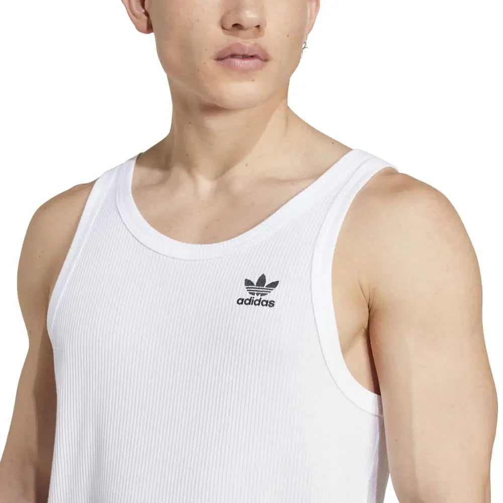 Trefoil Essentials Tank Top White