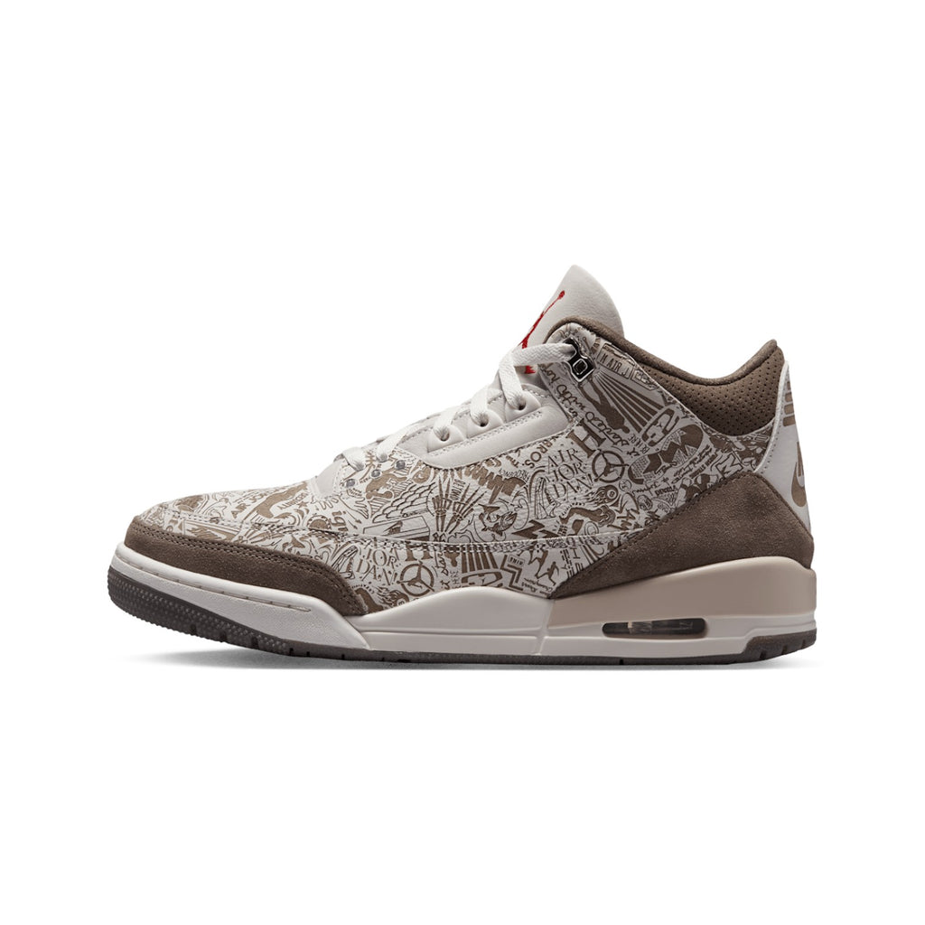 Air Jordan 3 "Laser" Phantom and Palomino Sneakers