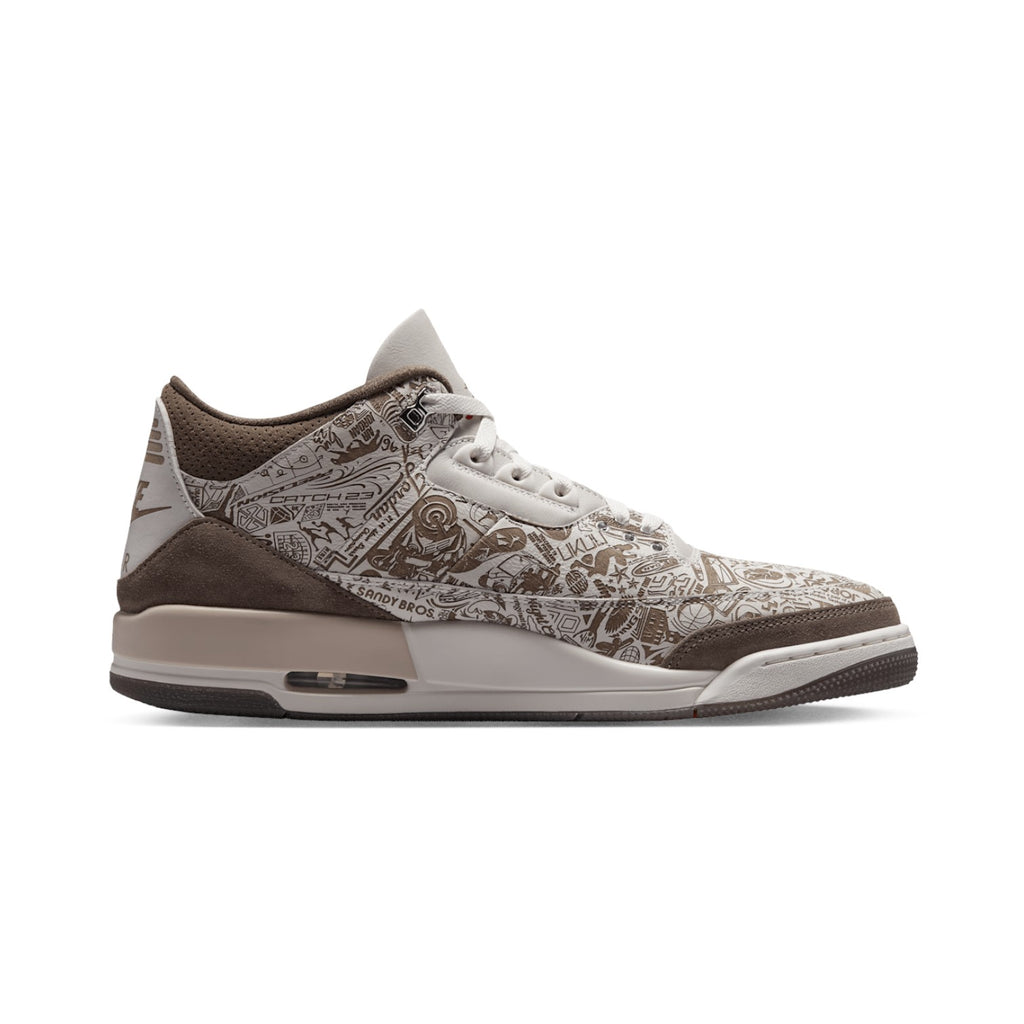 Air Jordan 3 "Laser" Phantom and Palomino Sneakers
