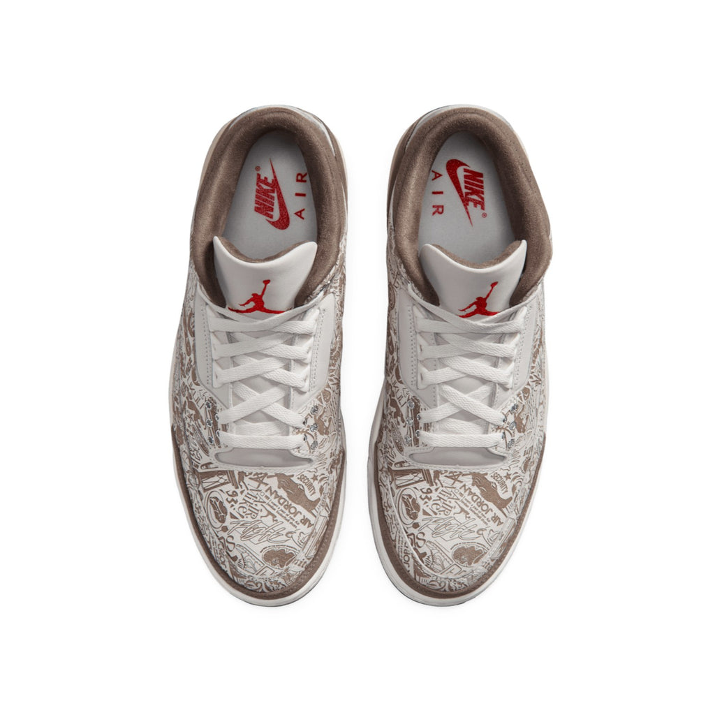 Air Jordan 3 "Laser" Phantom and Palomino Sneakers
