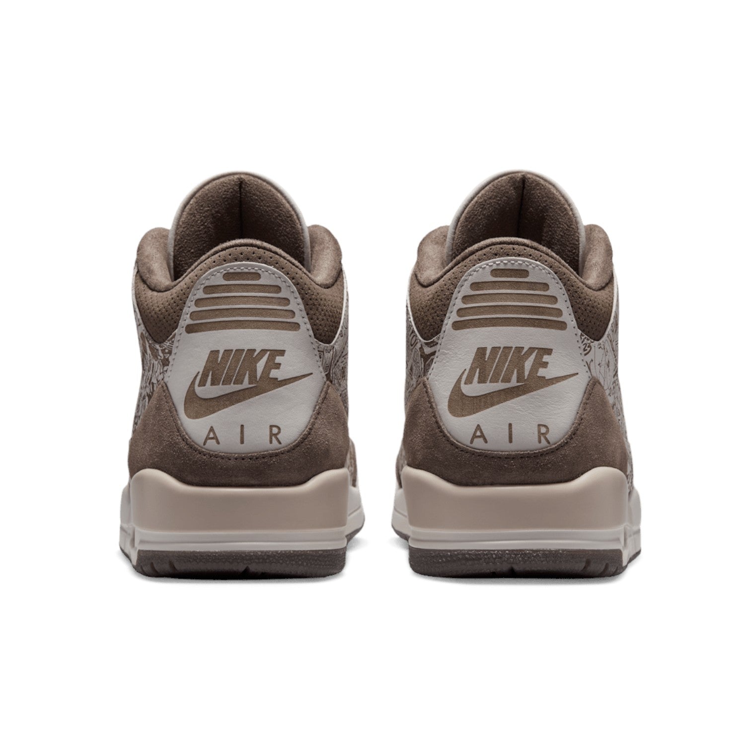 Air Jordan 3 "Laser" Phantom and Palomino Sneakers