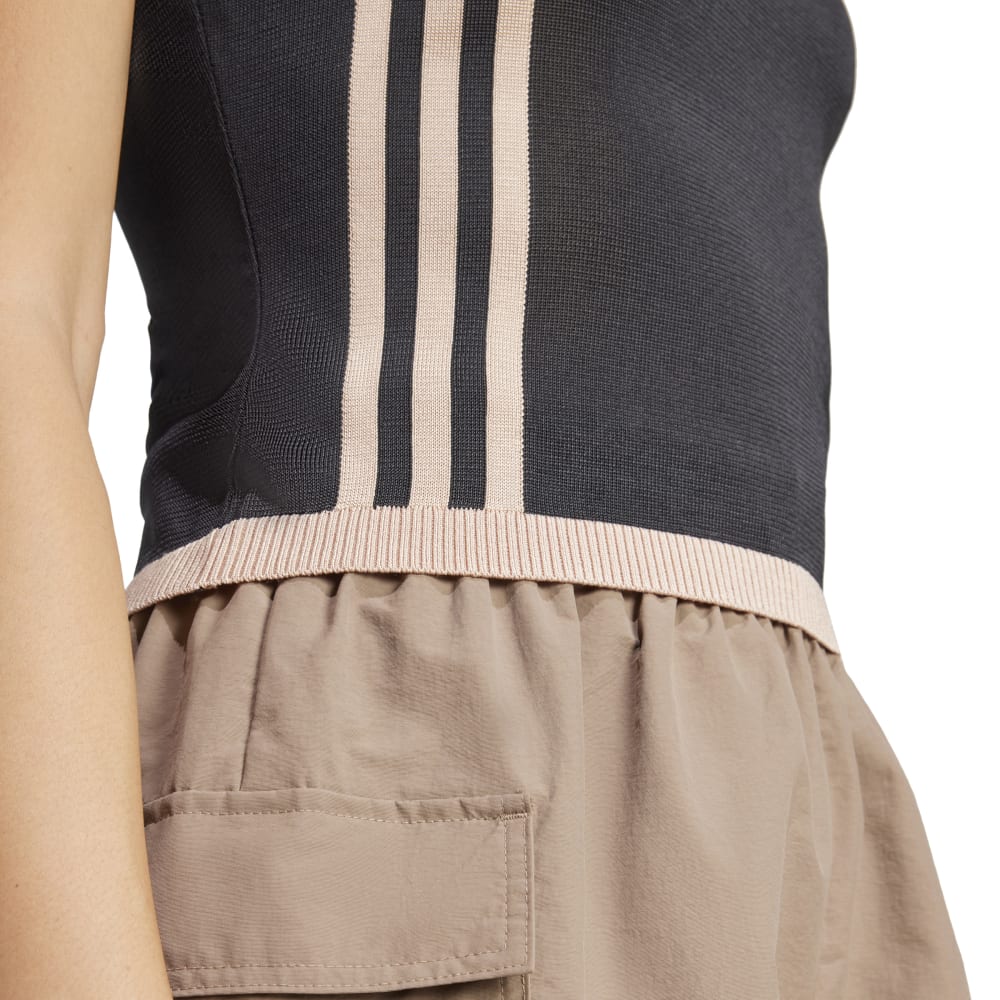 KNITTED 3S TEE      BLACK