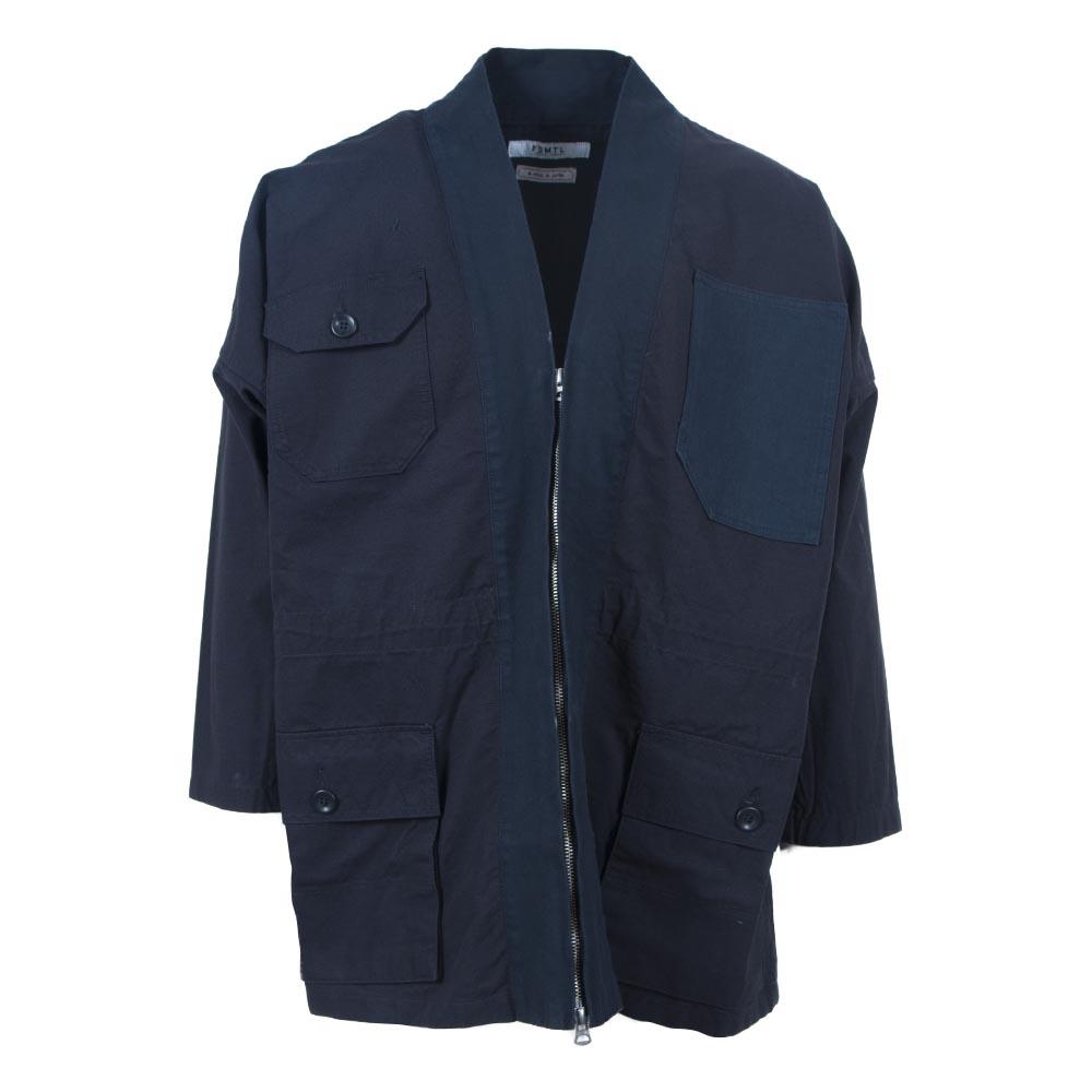 Giacca Kimono Haori Navy