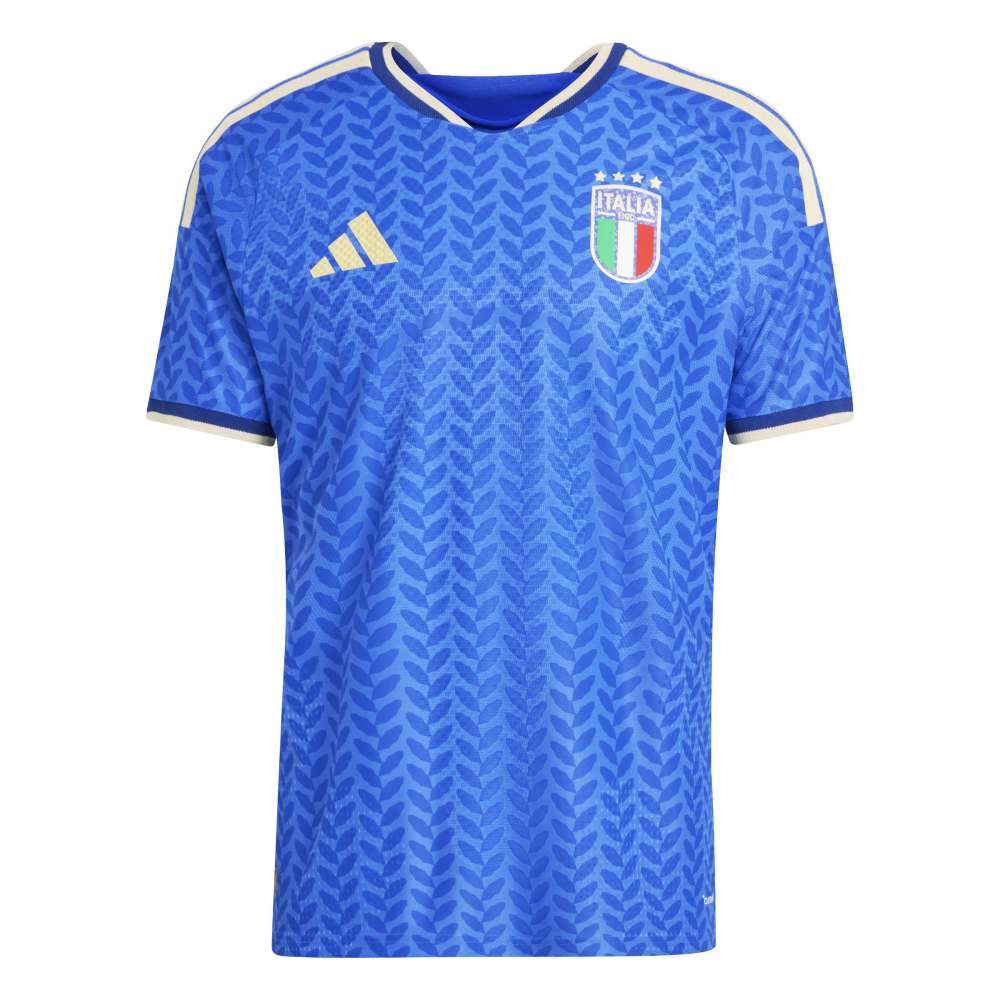 Italy 26 Home Authentic Jersey Blue