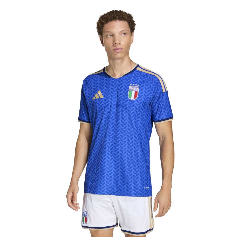 Italy 26 Home Authentic Jersey Blue