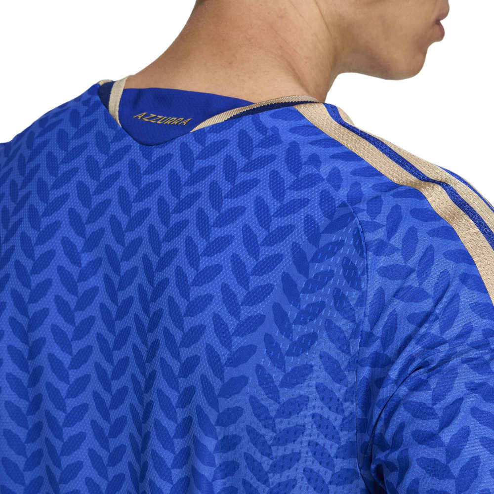 Italy 26 Home Authentic Jersey Blue