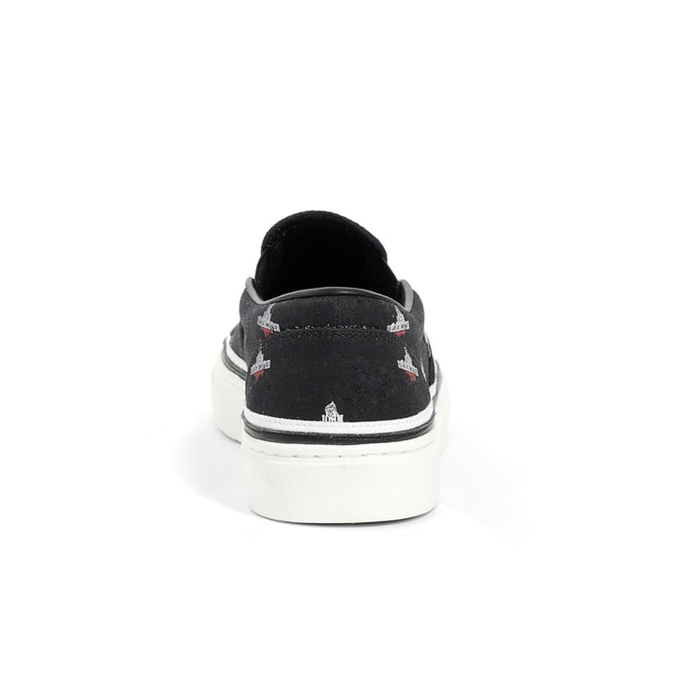 Men's S ipon Sneakers A   Over Print Nero