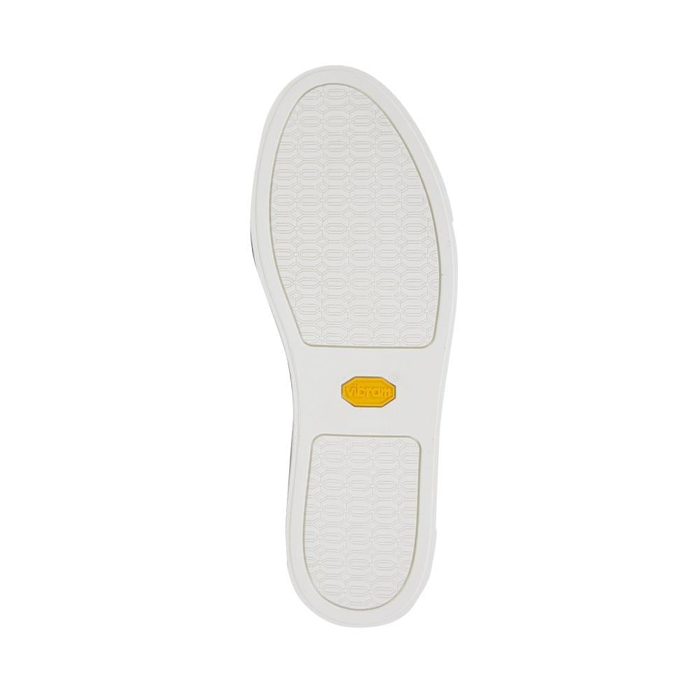 Men's S ipon Sneakers A   Over Print Bianco