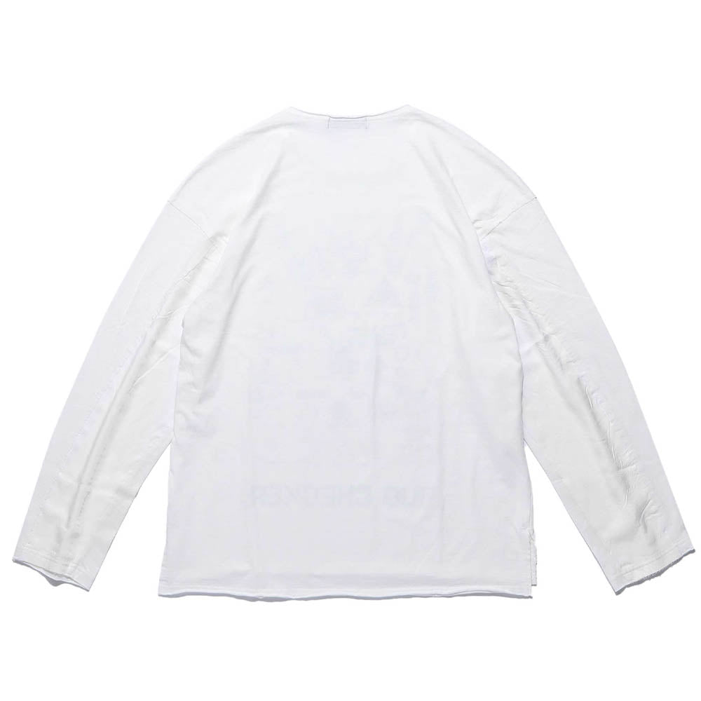 Men's Shirt Long Sleeves Bug Checker White