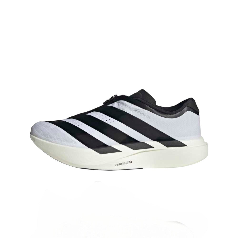 Adizero Evo SL Zip White Black Sneakers