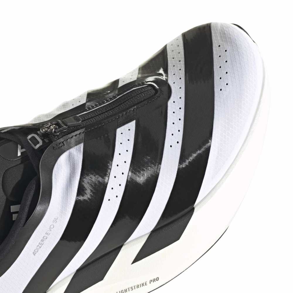 Adizero Evo SL Zip White Black Sneakers