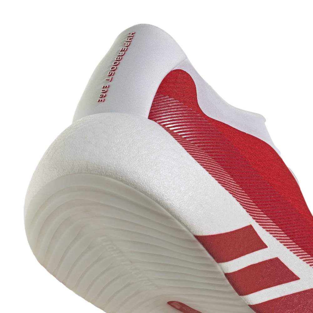 Adidas HYPERBOOST EDGE Cloud White Pure Ruby Zero Metallic