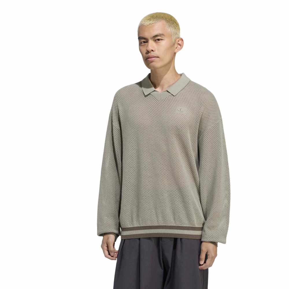 Knit Long Sleeve Jersey Grey