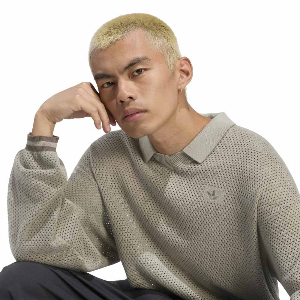 Knit Long Sleeve Jersey Grey