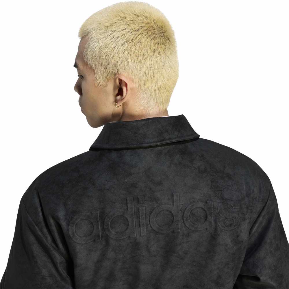 PLEATHER Jacket Black
