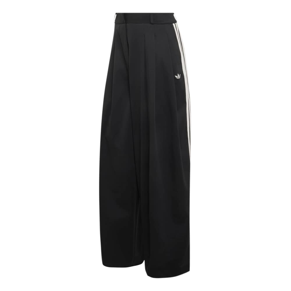 Pleated Track Pant Black