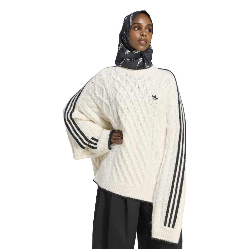 Cableknit Sweat White