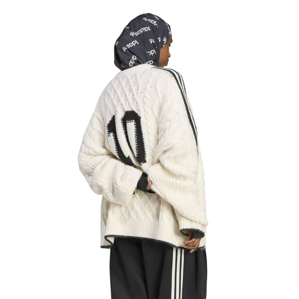 Cableknit Sweat White