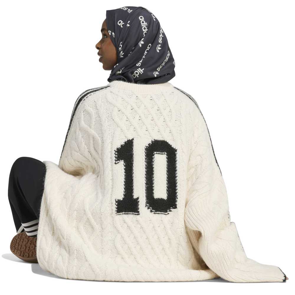 Cableknit Sweat White