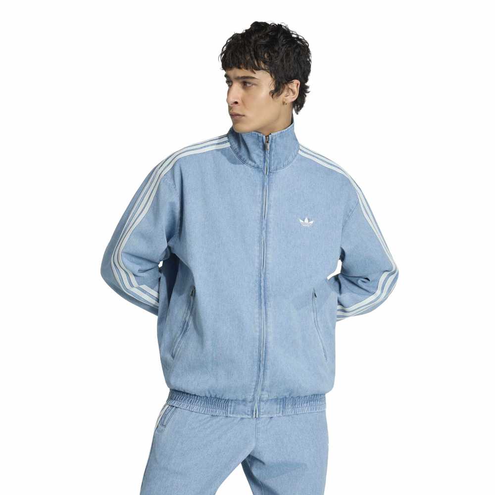 フーディートラッカージャケット・ブルー Denim Firebird Track Track Jacket Blue – Black Box