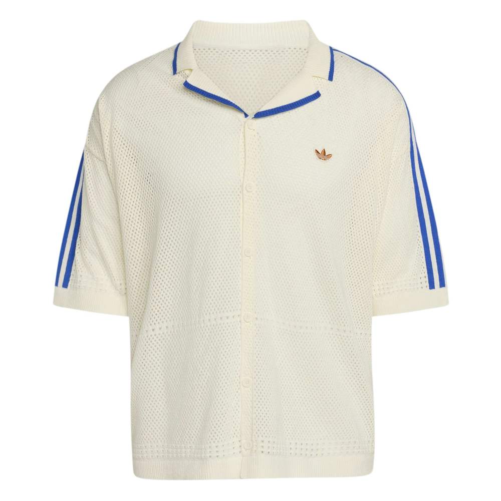 Knitted Resort Shirt White