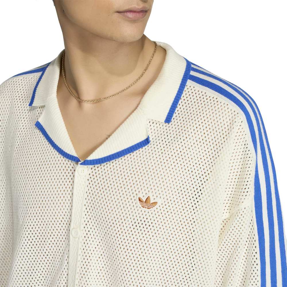 Knitted Resort Shirt White