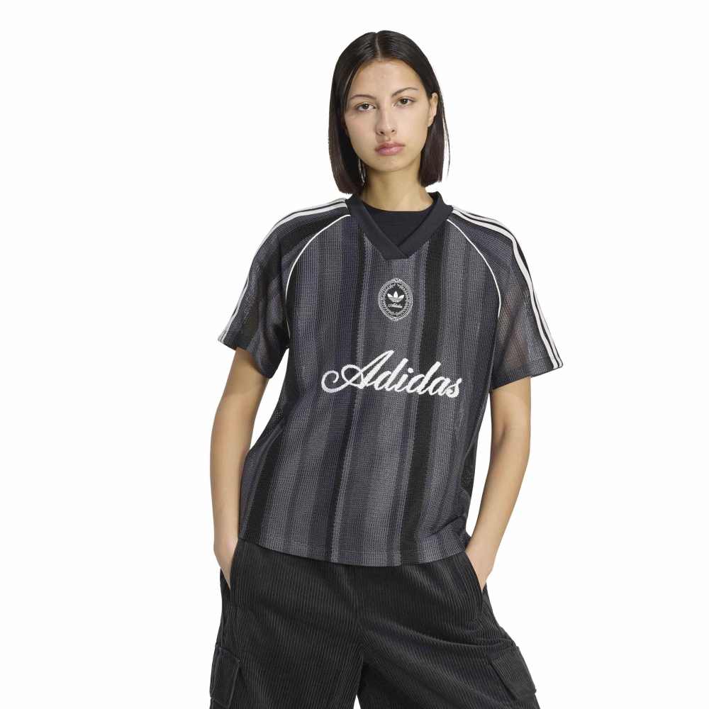 Originals Summer Glow Knitted Oversized Jersey Black