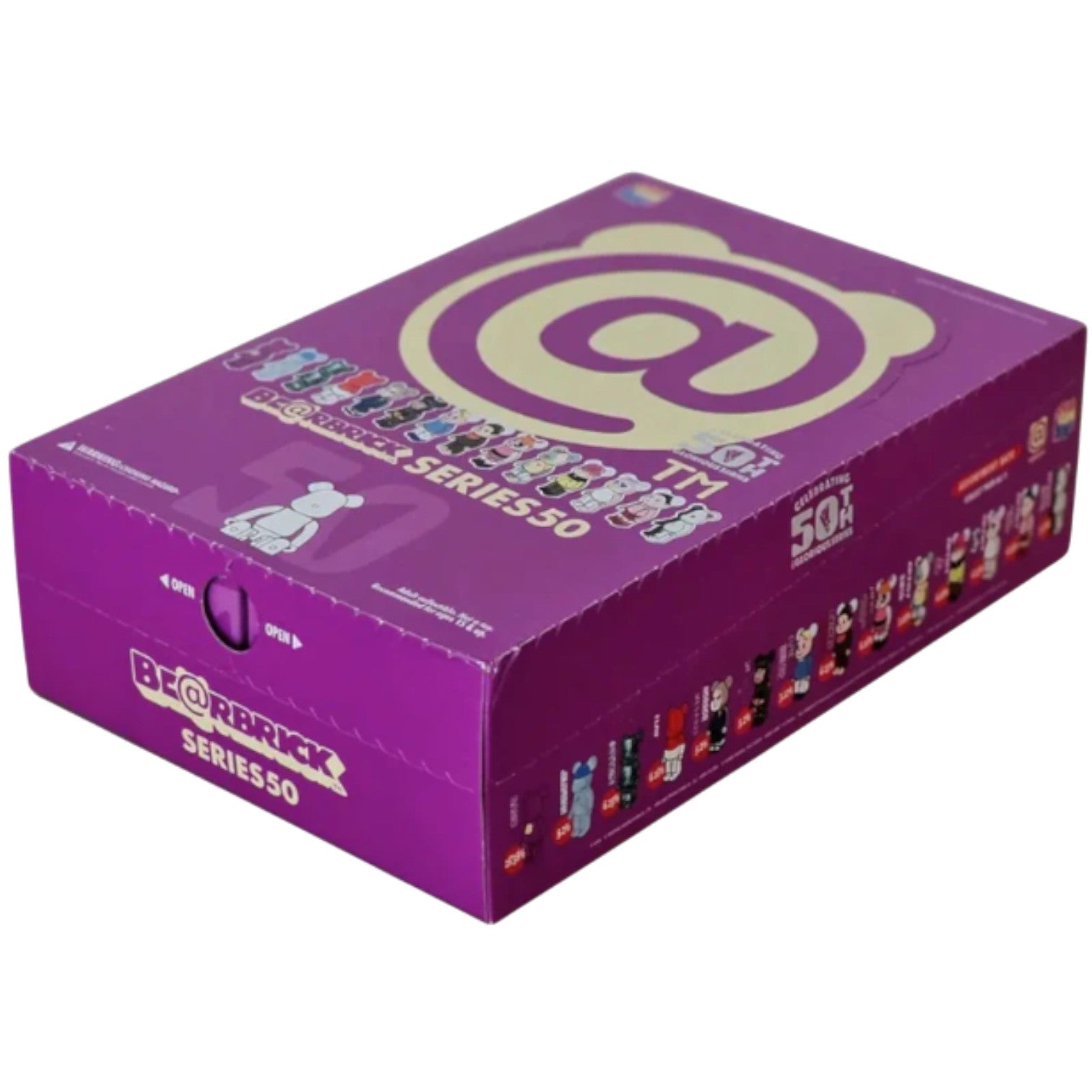 BEARBRICK 100% SERIES 50 CASE OF 24 PCS - 1 PCS RANDOM