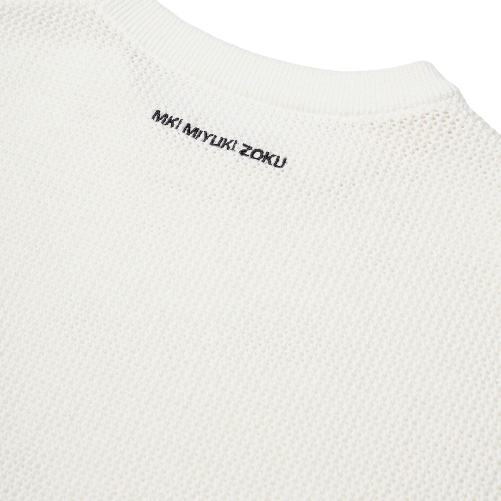 Loose Gauge Vest White