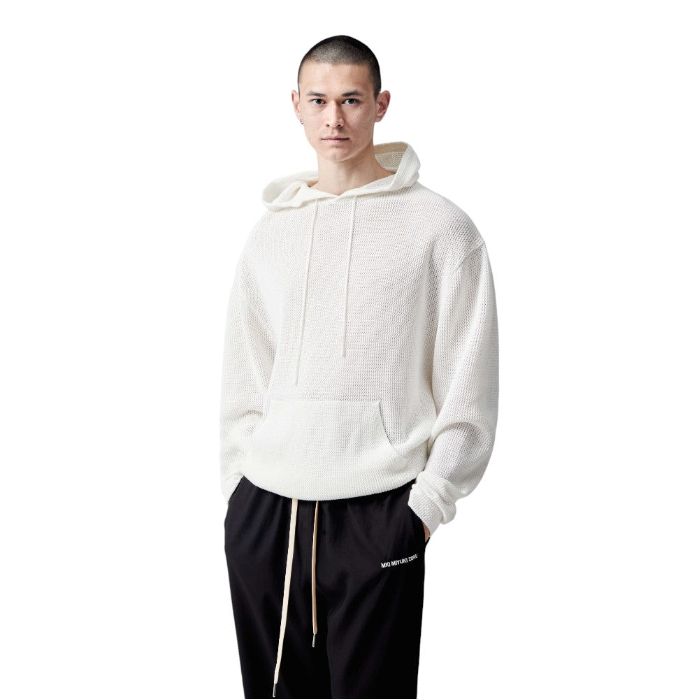 Loose Gauge Hoodie White