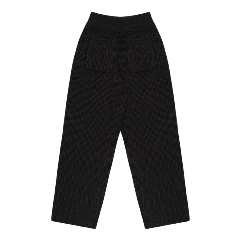 Chunky Rib Knit Wide  eg Joggers