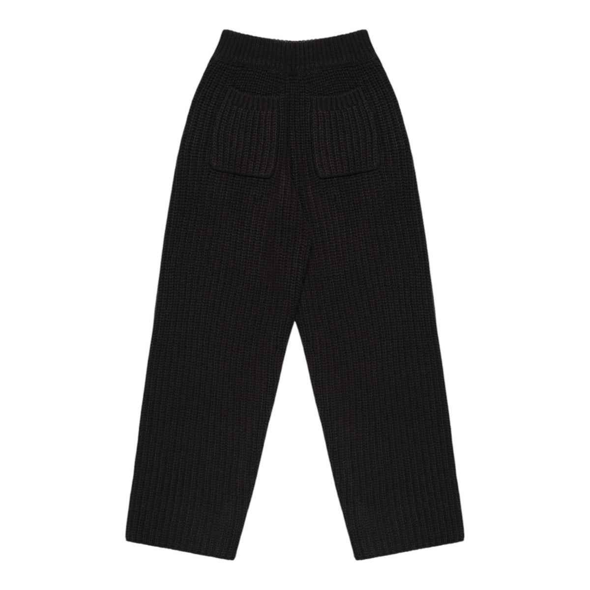 Chunky Rib Knit Wide  eg Joggers