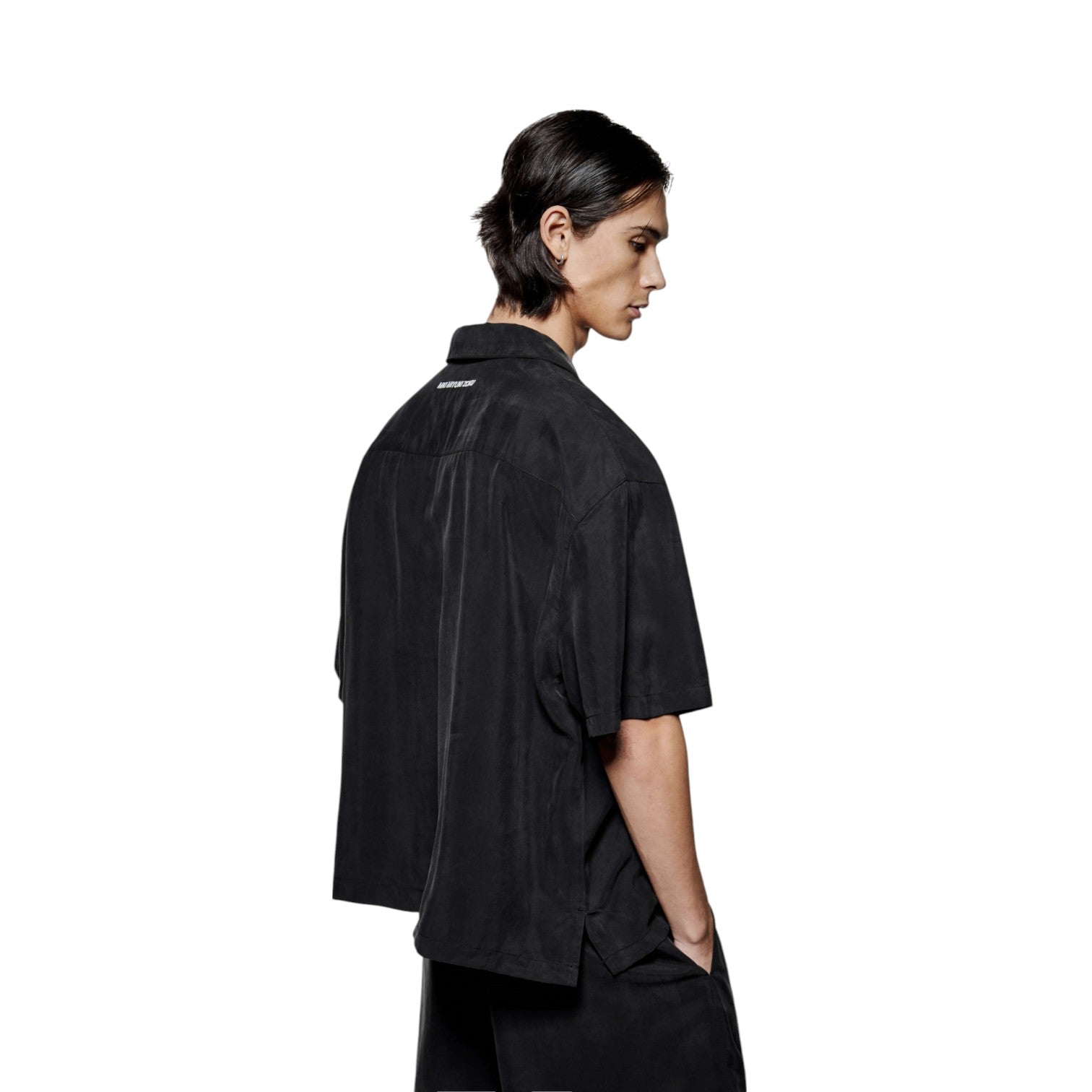 Sandwash Cupro Vacation Shirt Black