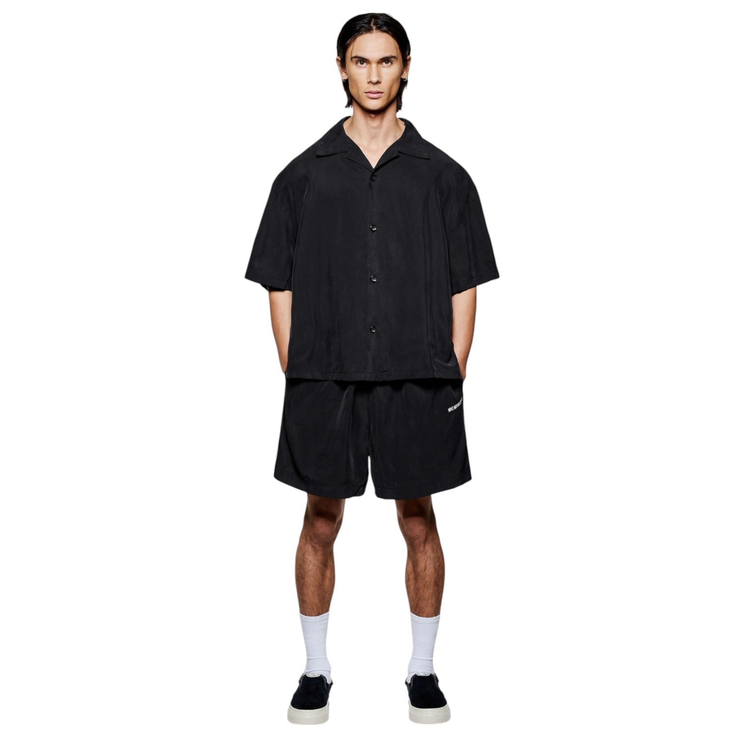 Sandwash Cupro Vacation Shirt Black