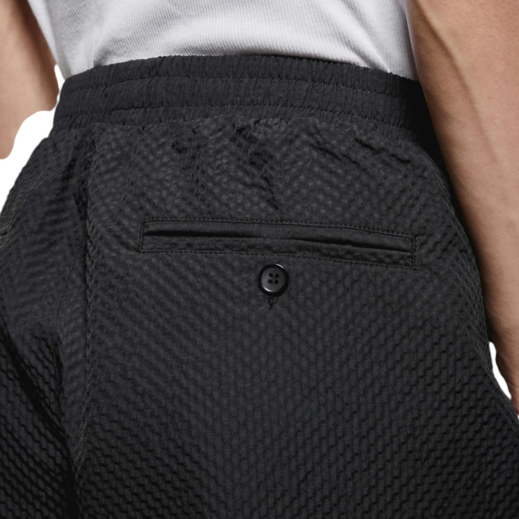 Seersucker Shorts Black