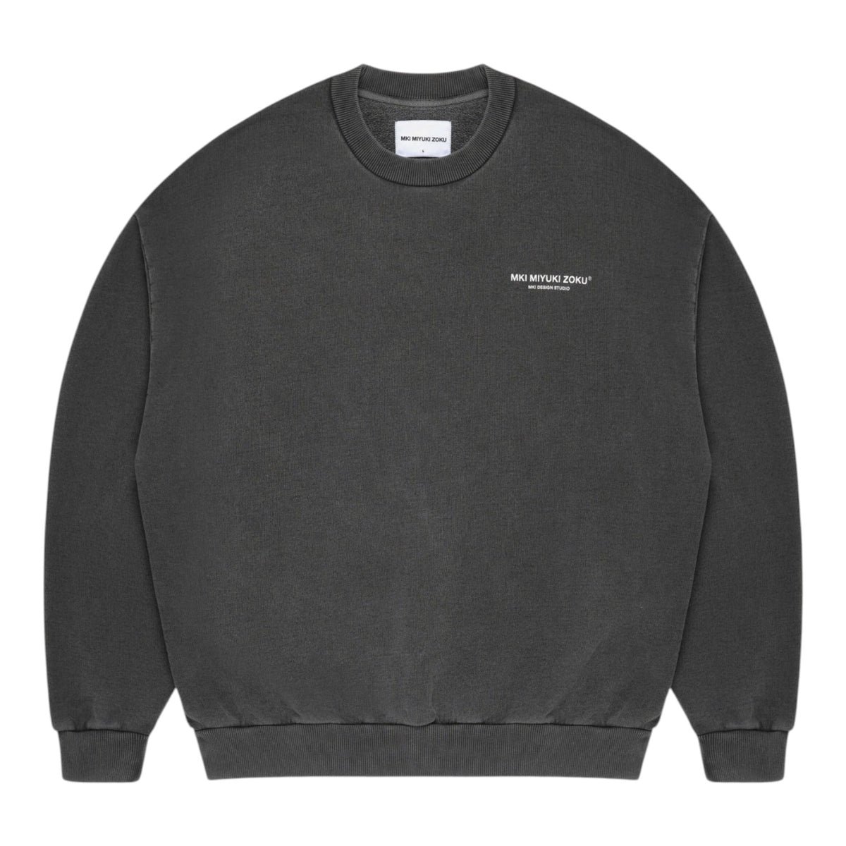 DESIGN STUDIO CREWNECK SWEAT PIGMENT BLACK