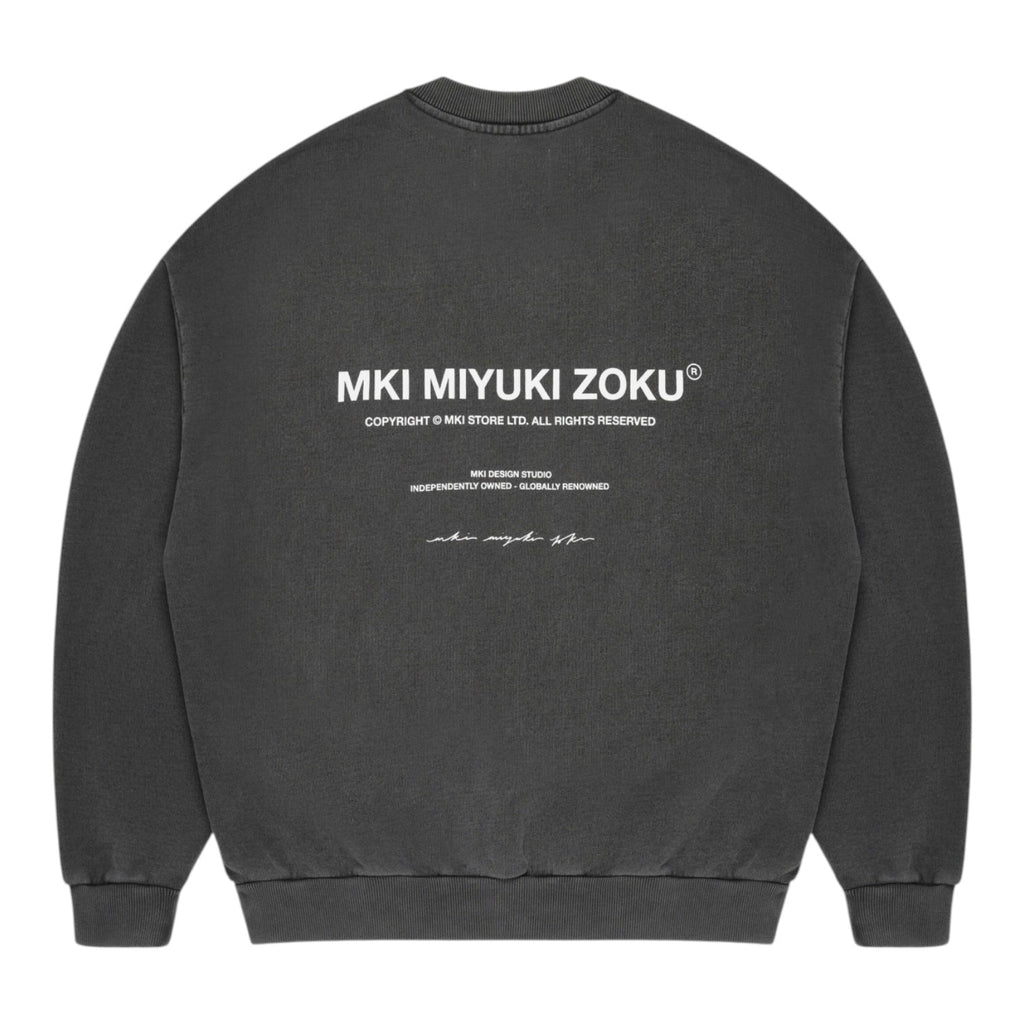 DESIGN STUDIO CREWNECK SWEAT PIGMENT BLACK