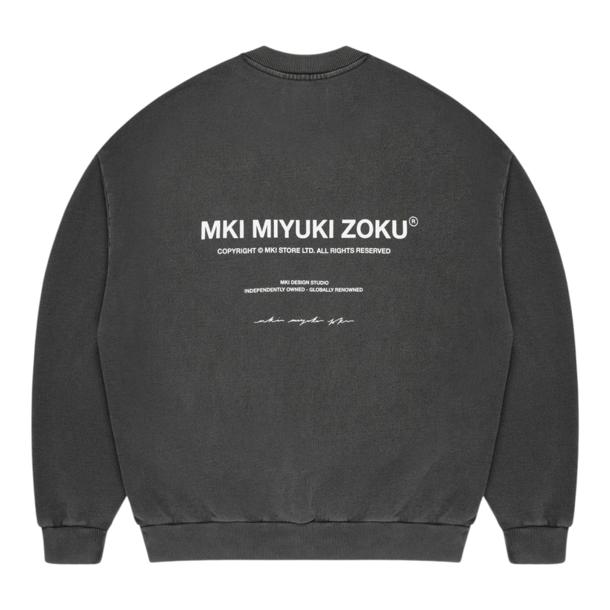 DESIGN STUDIO CREWNECK SWEAT PIGMENT BLACK